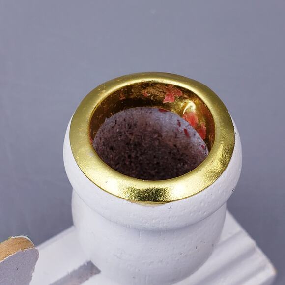 Vintage House of Lloyd Christmas Around the World Merry Christmas Taper Holder - Picture 12 of 16